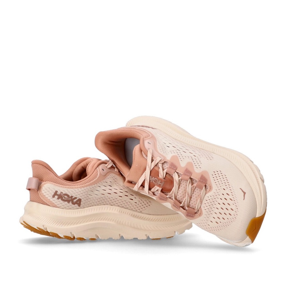 Hoka Women's Sneakers in Cream and Tan